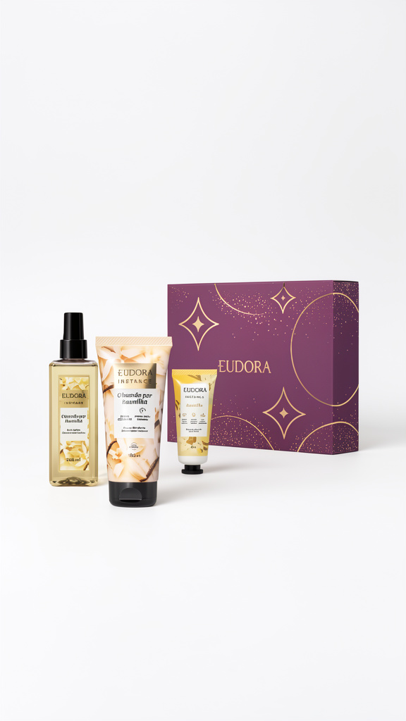Kit Eudora instance baunilha (3 item)