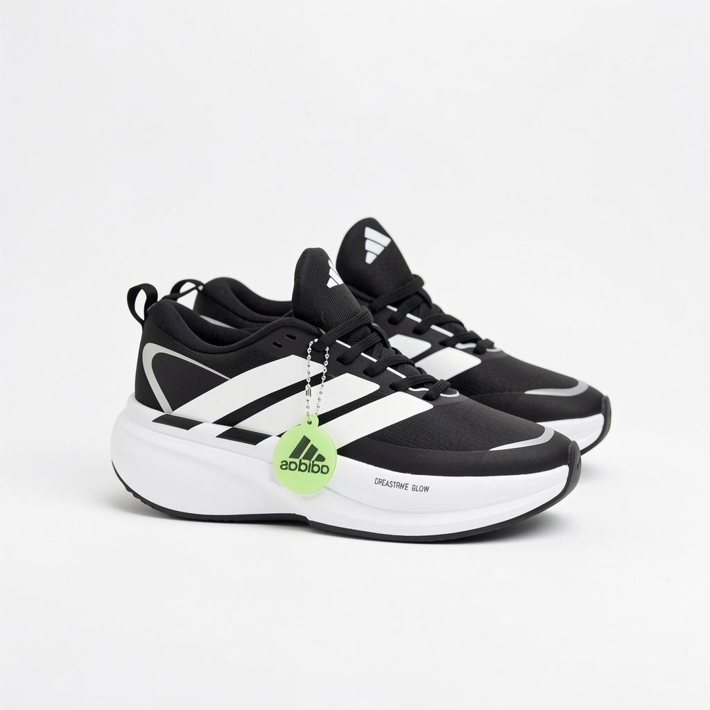 Tenis Adidas Dreamstrike Glow negros y blancos