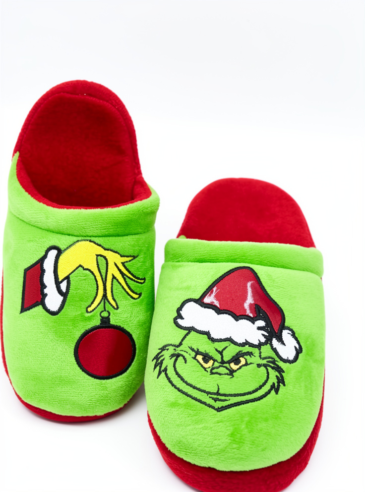 pantuflas de grinch