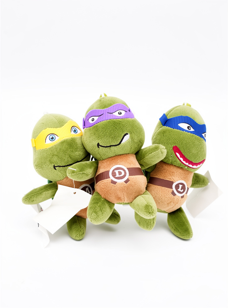 llavero de peluche de tortugas ninga