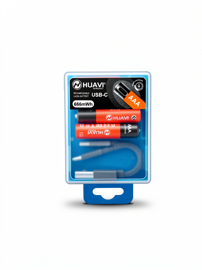 PILAS RECARGABLES HUAVI AAA TIPO C
