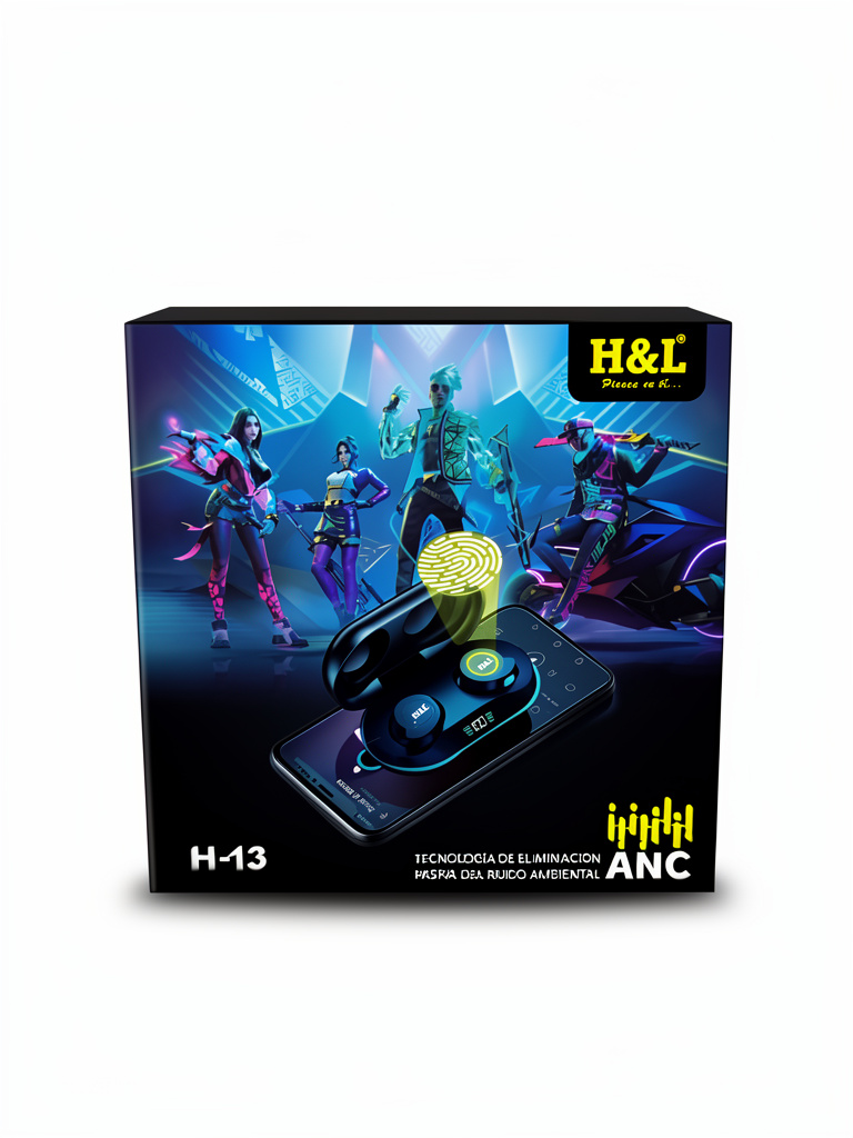 AUDIFONOS H&L GAMER H-13 NEGRO