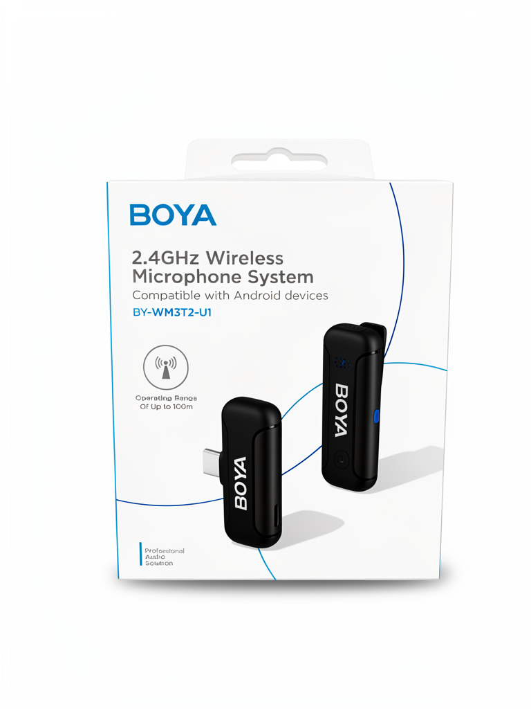MICROFONO BOYA DE 1 BY-WM3T2-U1 NEGRO