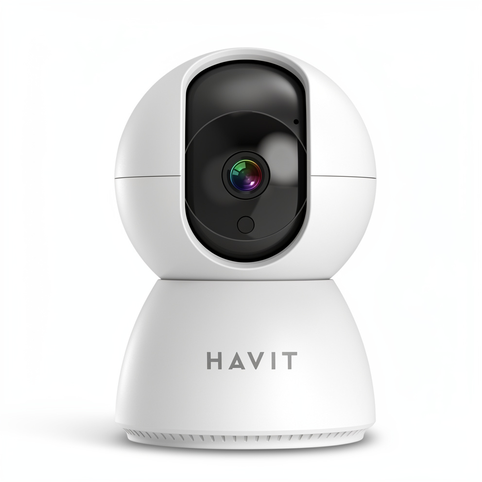 CAMARA DE SEGURIDAD 360 GRADOS HAVIT IPC20 BLANCO