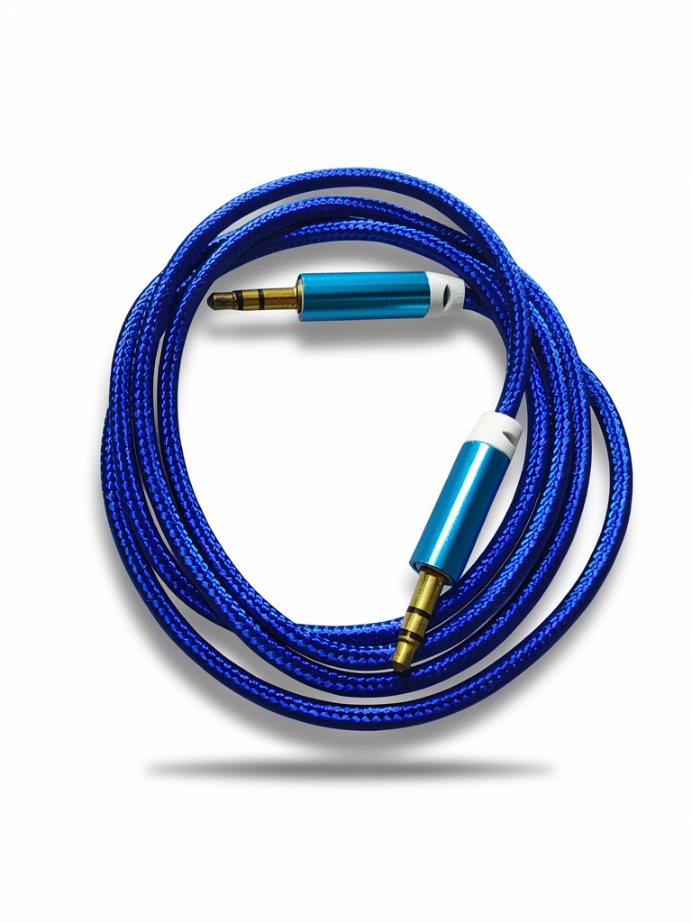 CABLE AUXILIAR 3.5MM AZUL