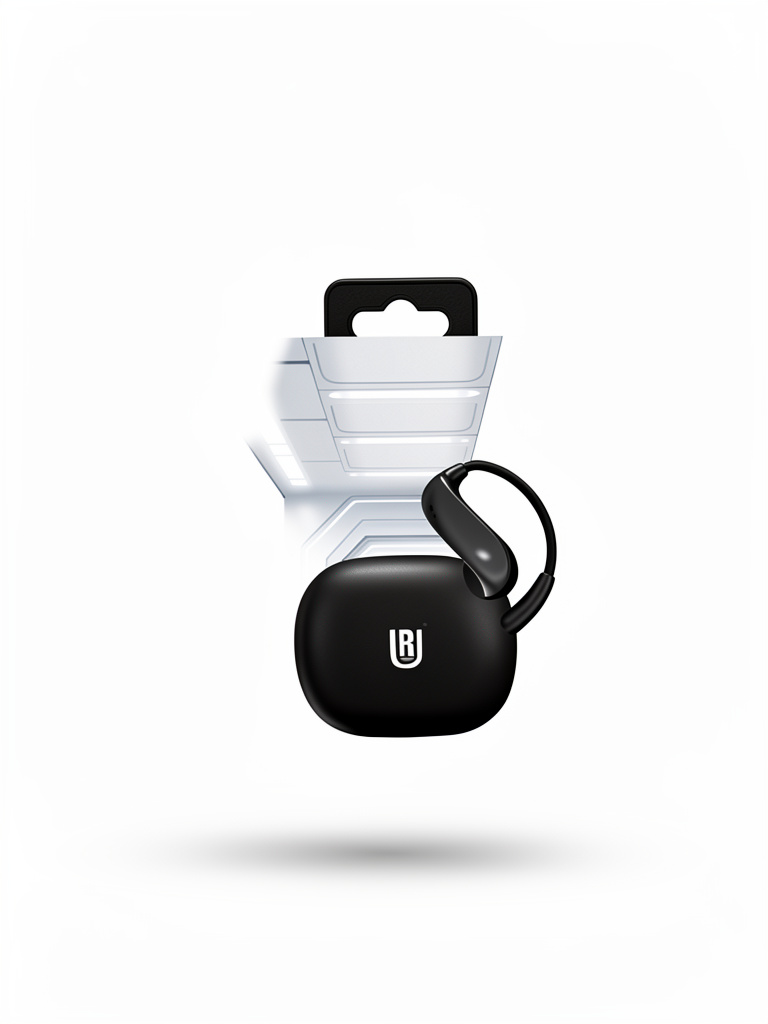 AUDIFONOS POR CONDUCCION DE AIRE RU J500 NEGROS