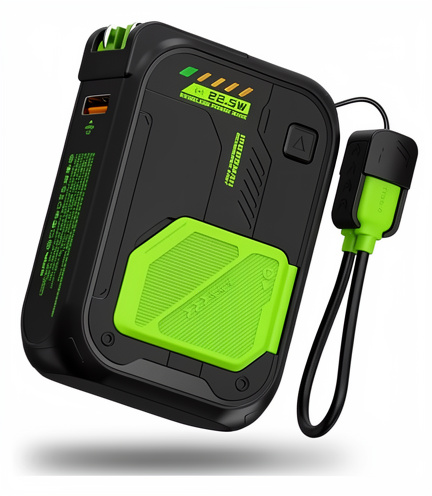 CARGADOR PORTATIL H&L 10.000 MAH CON MAGSAFE NEGRO LP-03