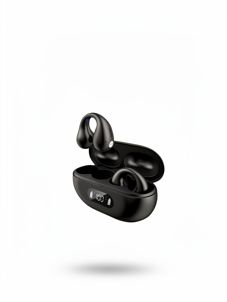AUDIFONOS TIPO ARETE X22 NEGRO