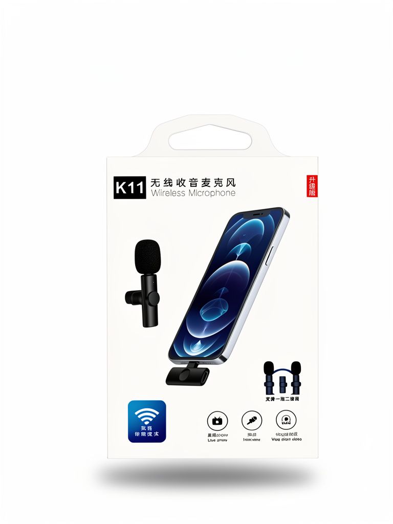 MICROFONO K11 DOBLE NEGRO