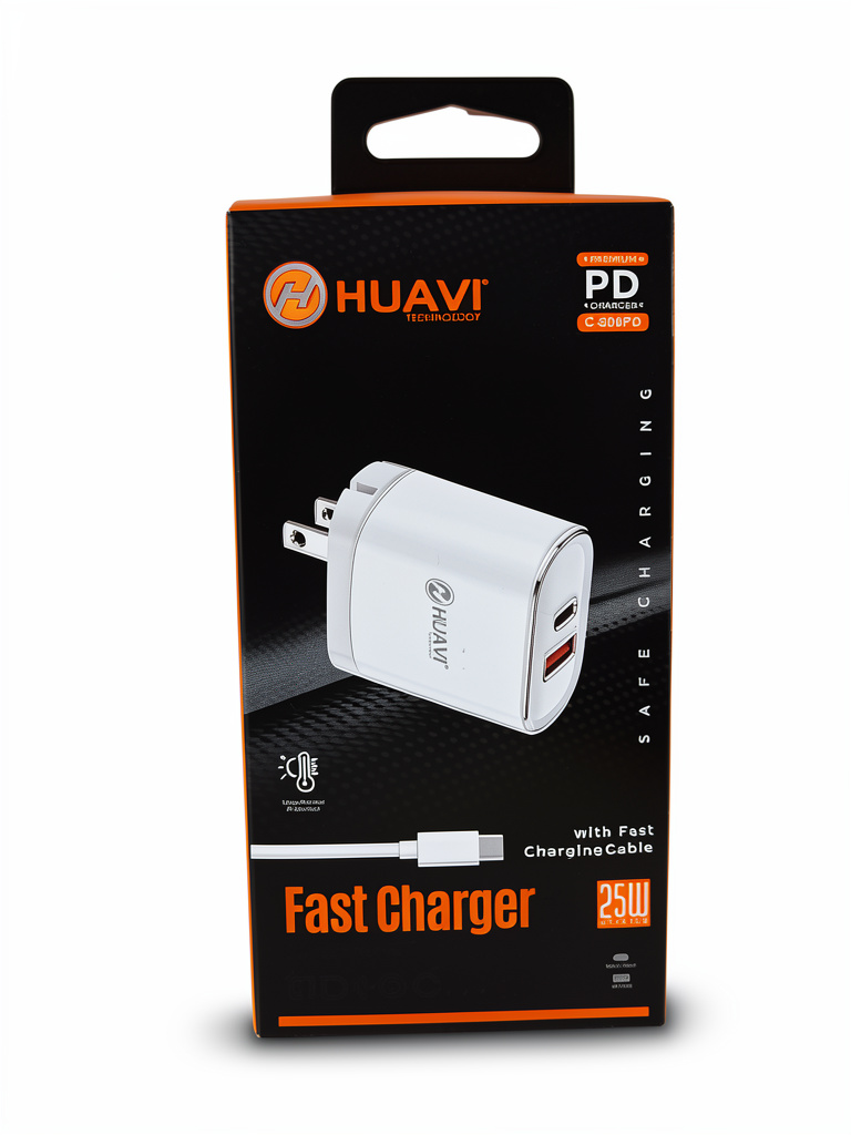 CARGADOR HUAVI 25W TIPO C C-600PCD