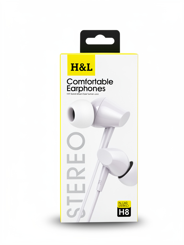 AUDIFONOS 3.5MM H8 H&L BLANCO