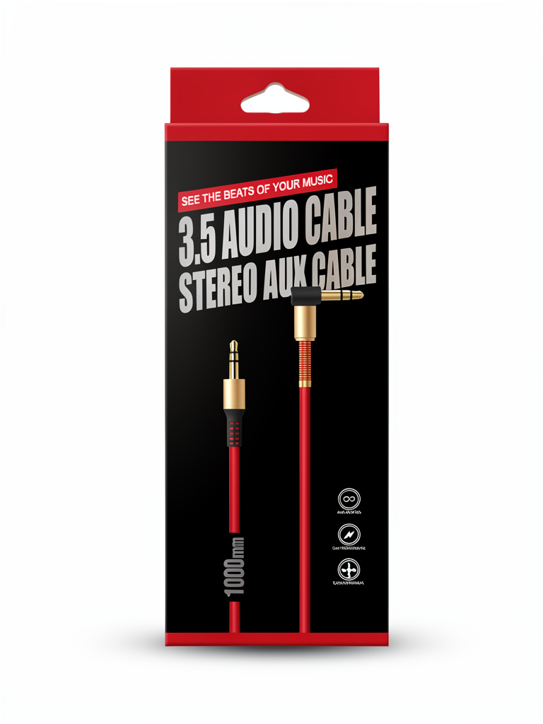 CABLE AUXILIAR 3.5 DE 1 METRO ROJO CON NEGRO