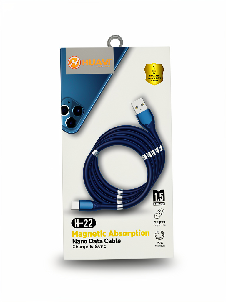 CABLE DE USB A C MAGNETICO HUAVI H-22