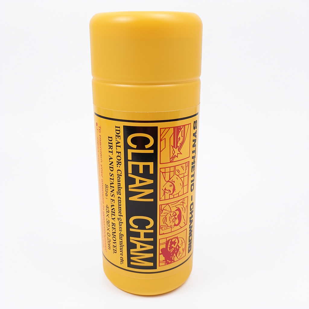 Cuero amarillo limpiador