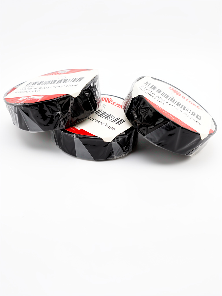 Cinta aislante negra pcv