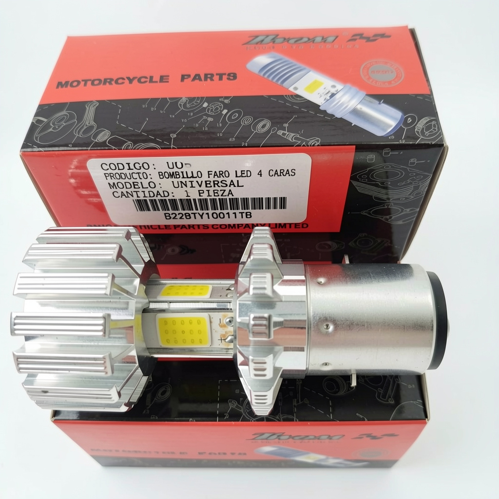 Bombillo faro LED 4 caras Universal