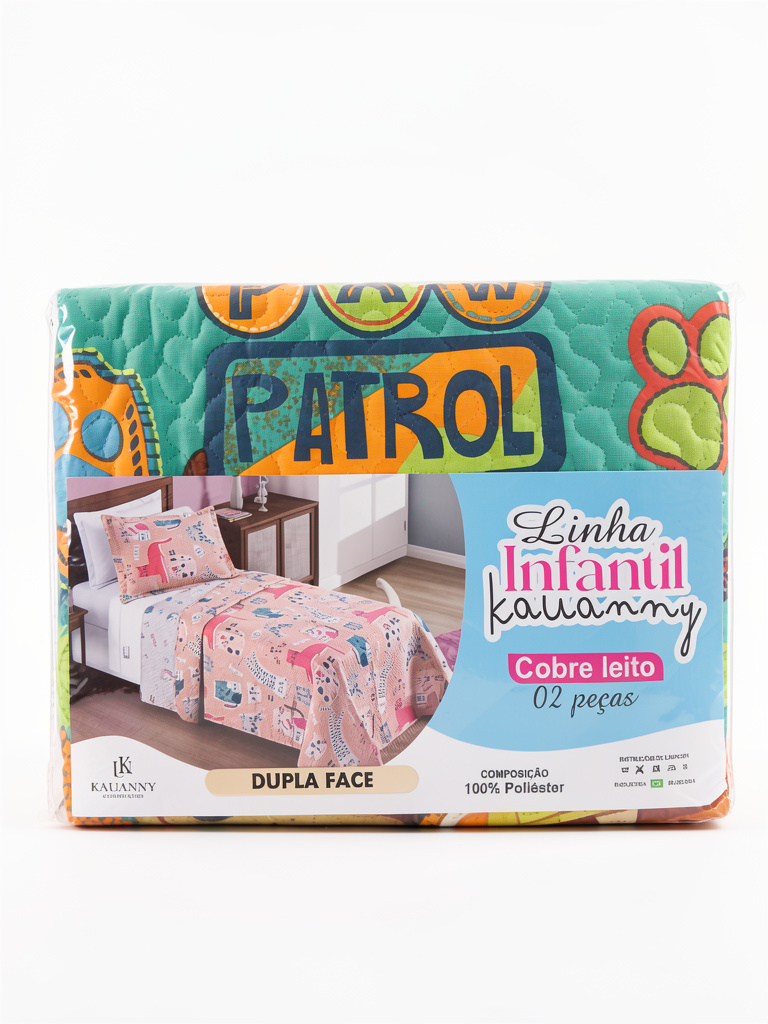 Cobre Leito Desenho Infantil - (Kauanny)