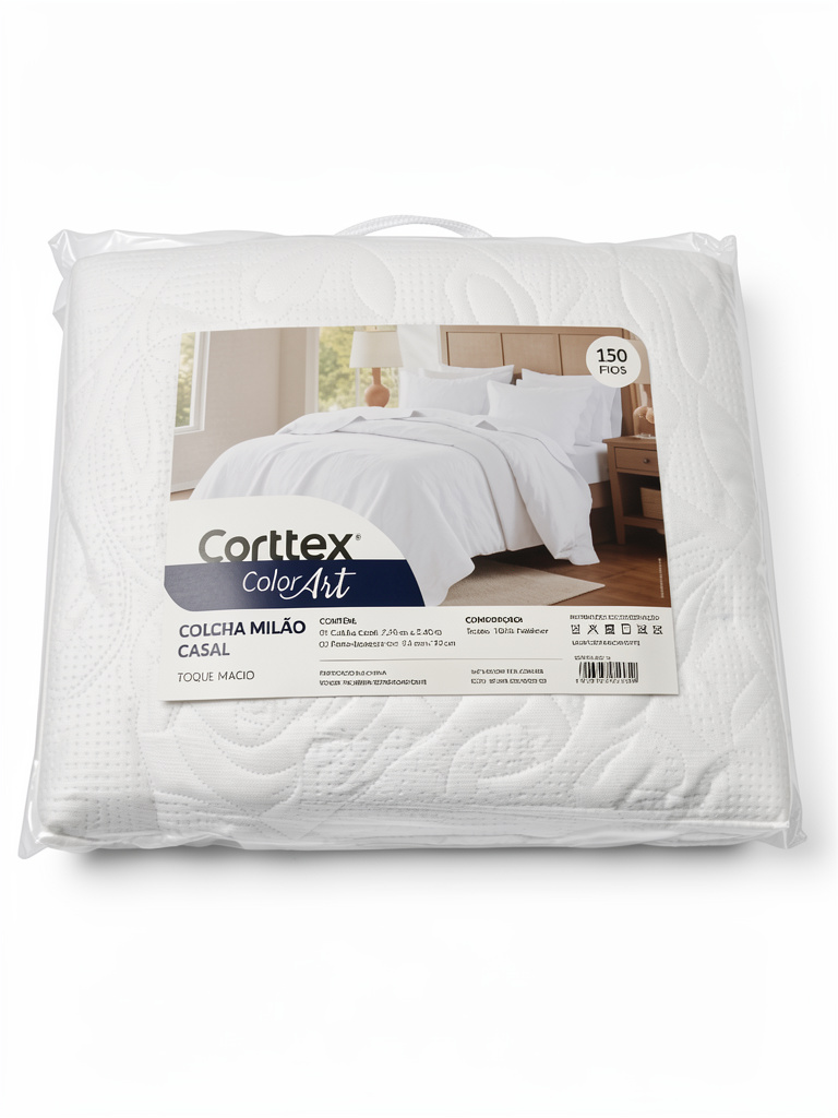 Cobre Leito Milão Casal - (Corttex)