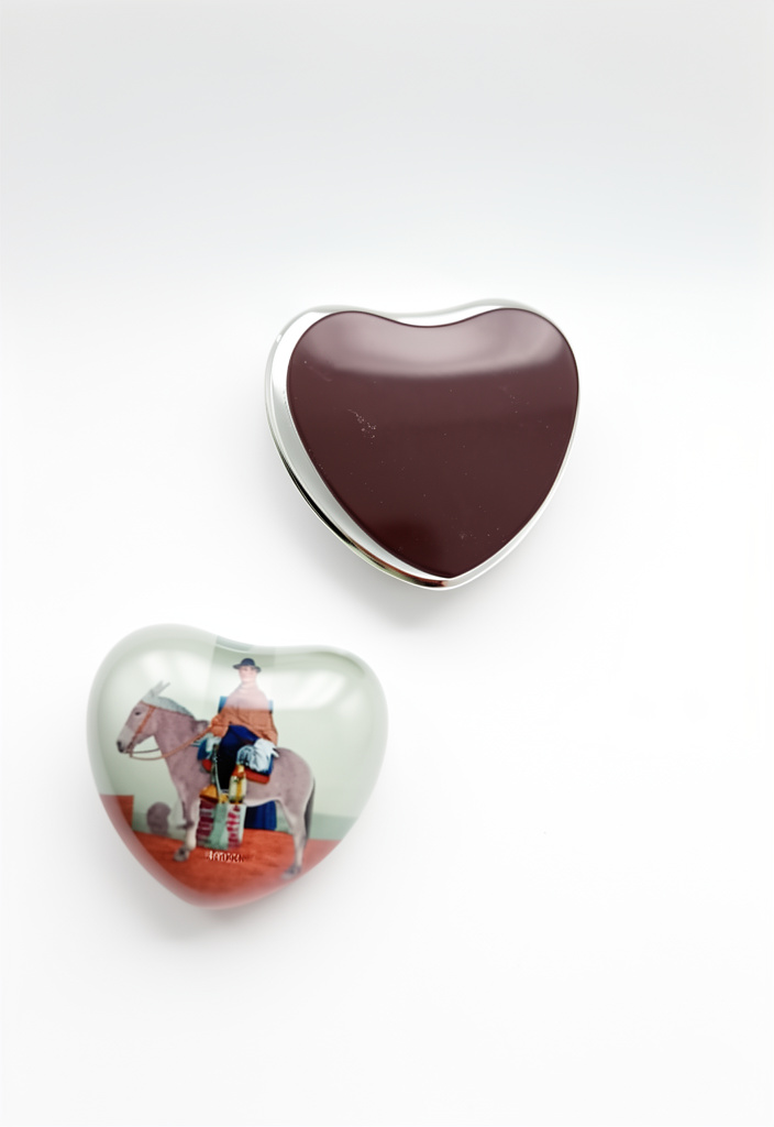 Imán bola burbuja corazón Brochero