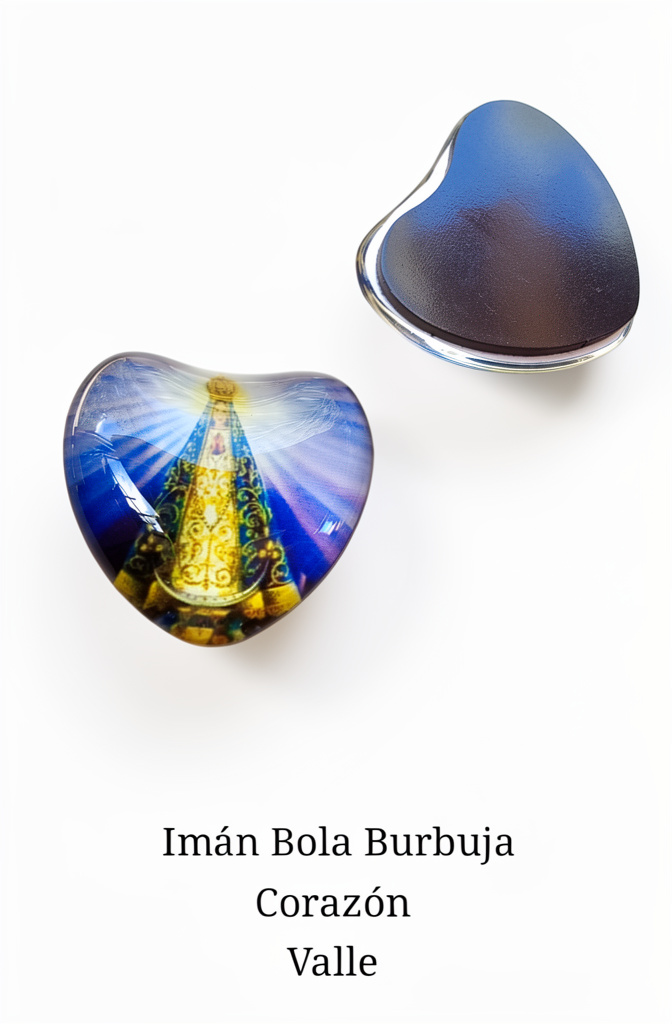 Imán Corazón bola burbuja Valle