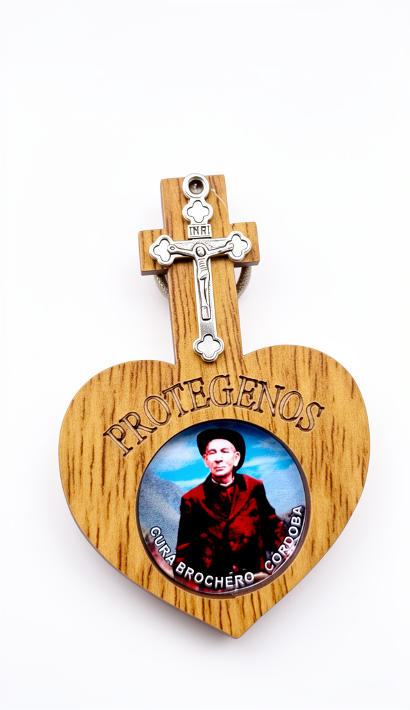 Imán Corazón con cruz Fibrofacil Brochero