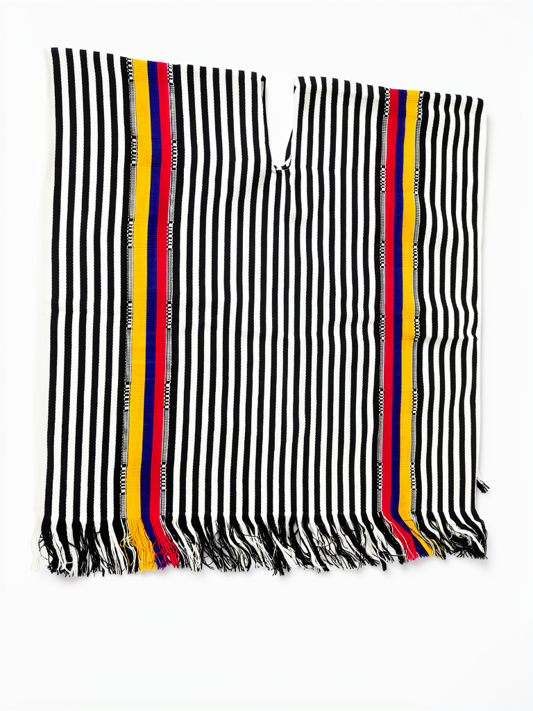 Poncho cebra colombia