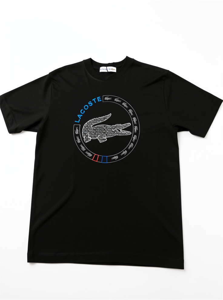 CAMISETA LACOSTE NEGRA CLASICA
