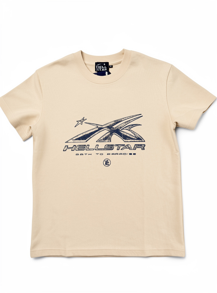 CAMISETA HELL STAR BEIS