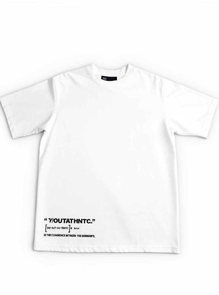 CAMISETA Y/OUT BLANCA CLASICA