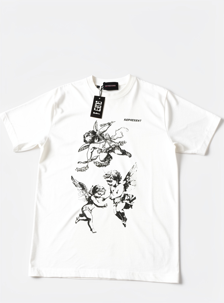 CAMISETA REPRESENT BLANCA