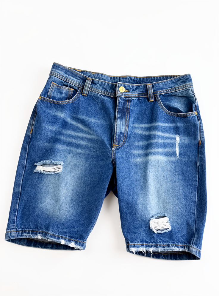BERMUDA CH AZUL CLASICO