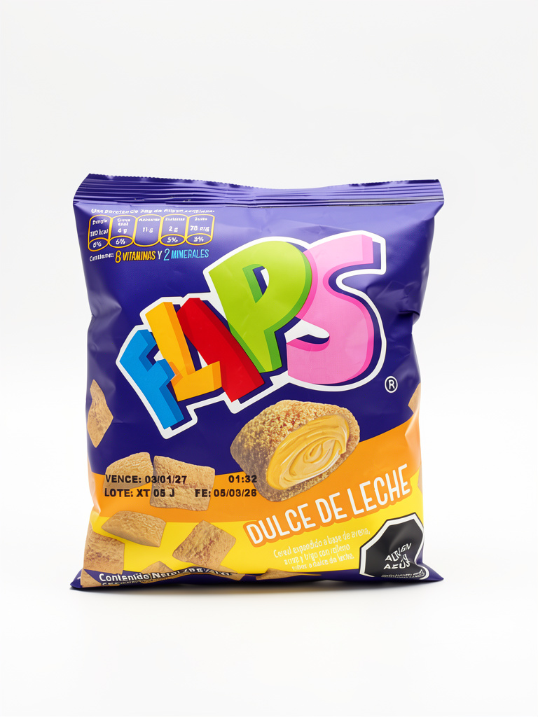 FLIPS BOLSA DULCE LECHE 28 GR