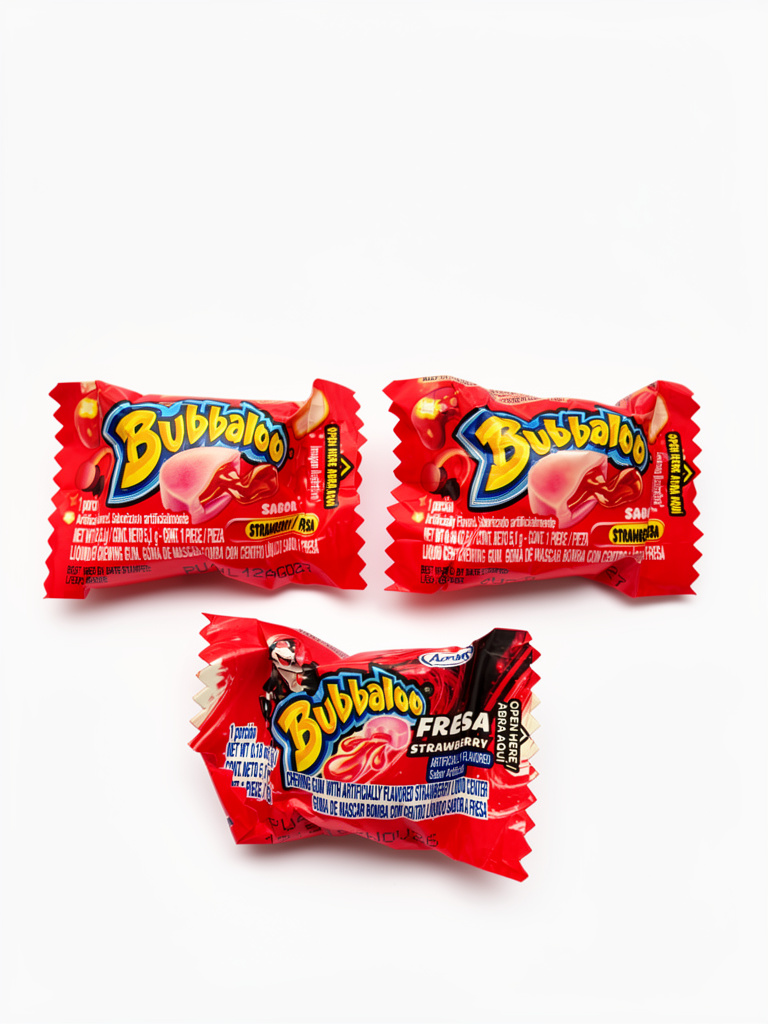 BUBBALOO CHICLES FRESA