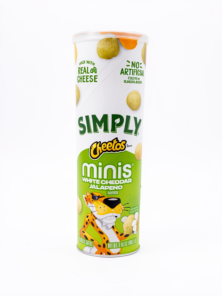 CHEETOS SIMPLY WHITE CHEDDAR JALAPEÑO MINI 102,7 GR