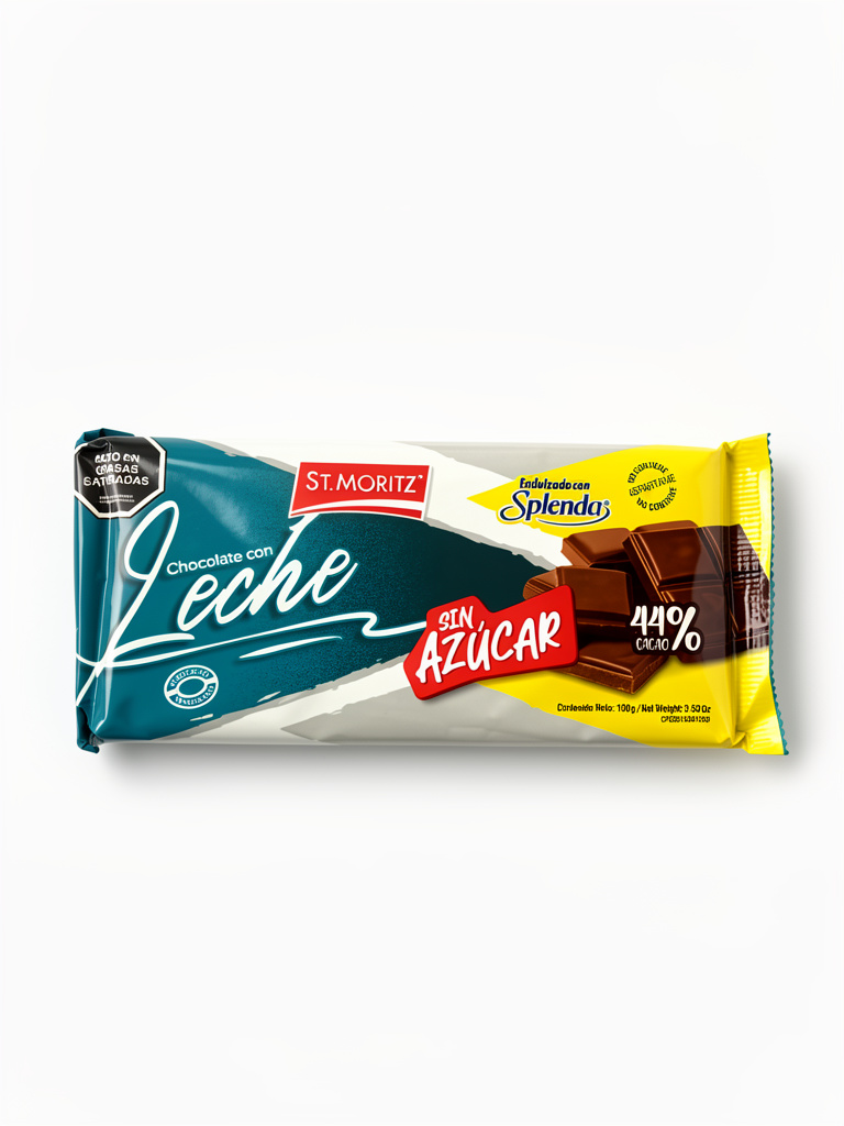 CHOCOLATE CON LECHE ST MORITZ 100 GR