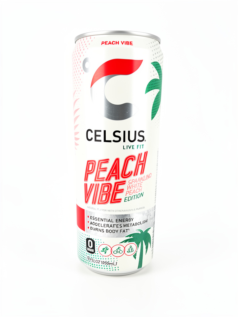 CELSIUS PEACH VIBE 355 ML