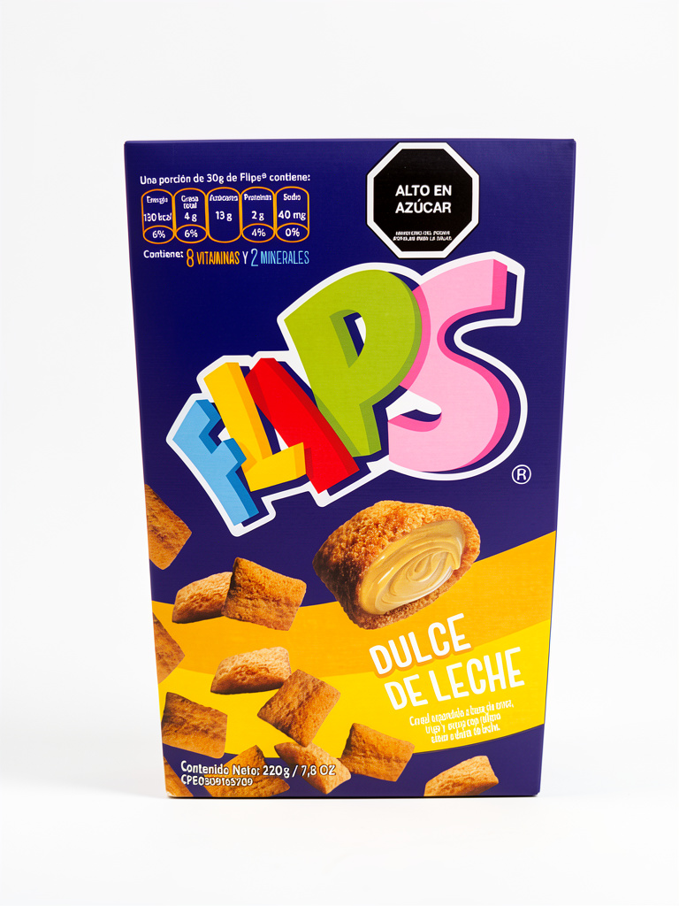 FLIPS CAJA DULCE LECHE 220 GR