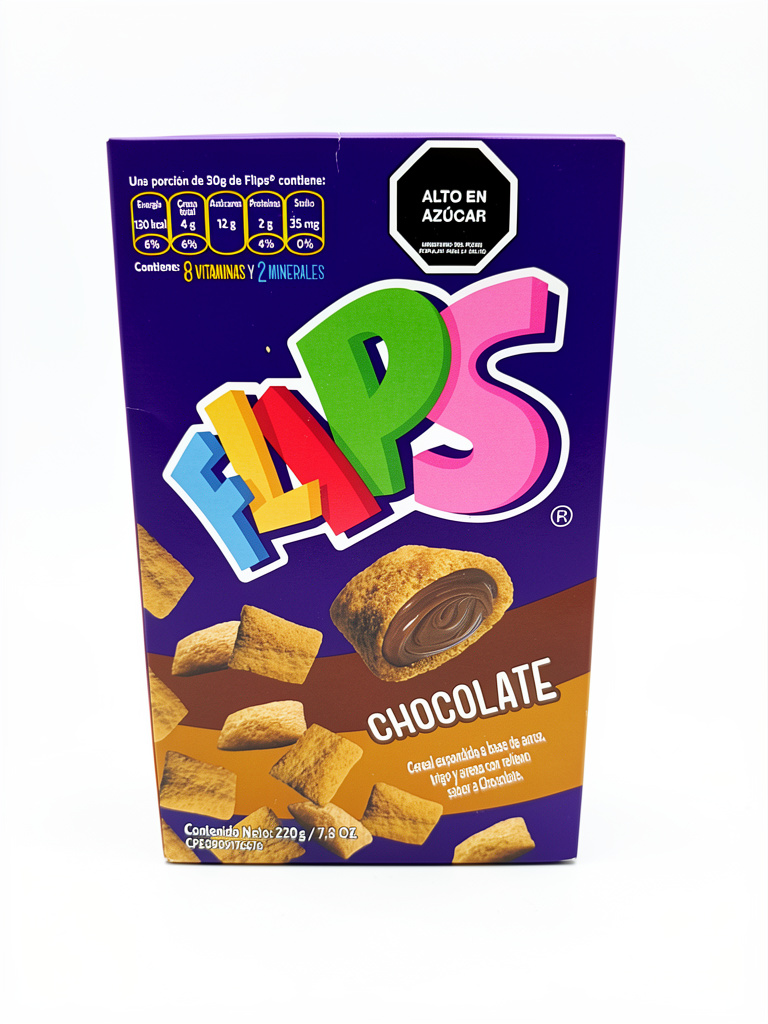 FLIPS CAJA CHOCOLATE 220 GR
