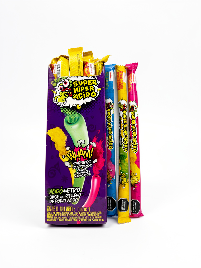 CHICLET SUPER ACIDO METRO 22GR