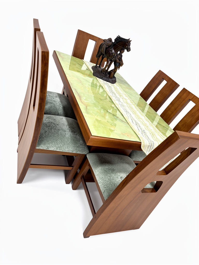 COMEDOR ROMA DE 6 SILLAS TAMBOREADAS