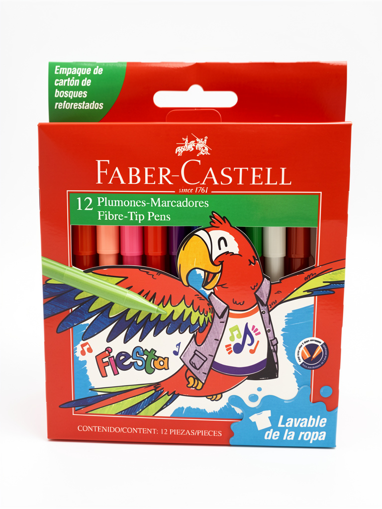 PINCEL FABER CASTELL - 12 colores