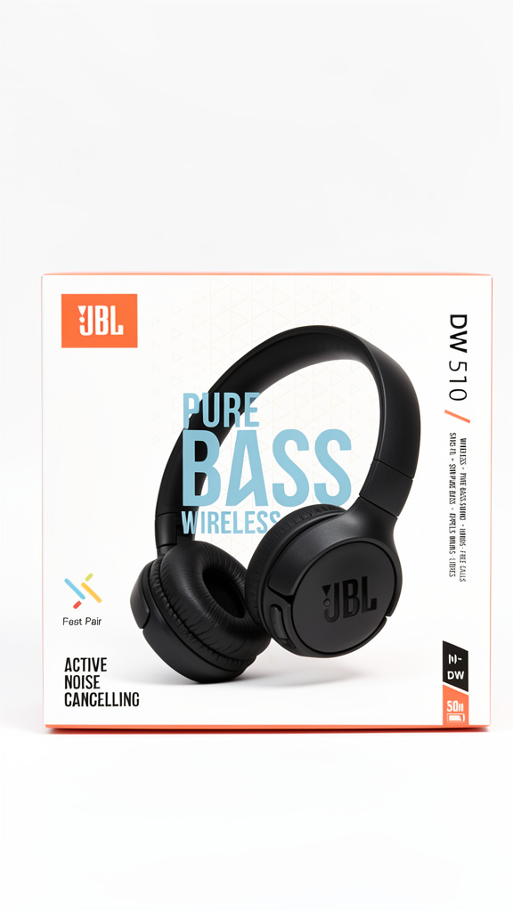 Audifonos JBL DW 510 negros