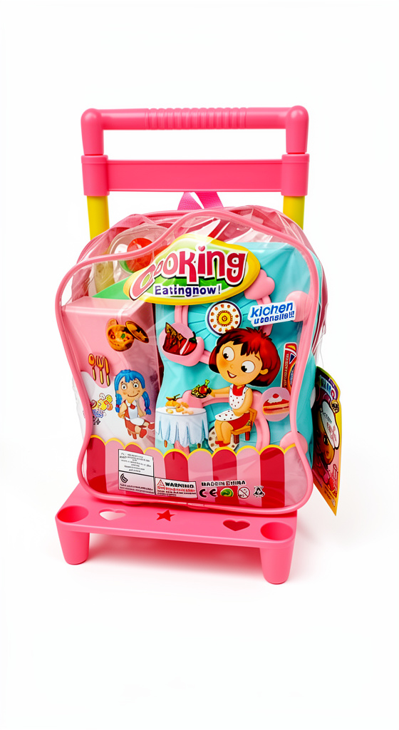 J0084 set de cocina en mochila carro