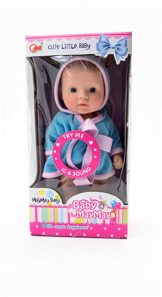 J0140 bebé en bata de baño