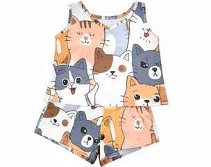 PIJAMA CON PANTALONETA