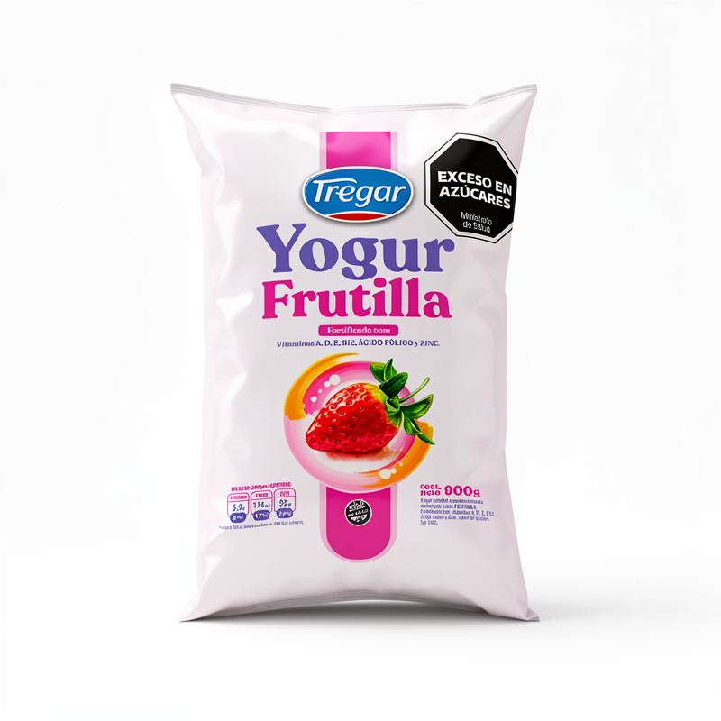 Yogur Bebible Tregar Frutilla 1Lts