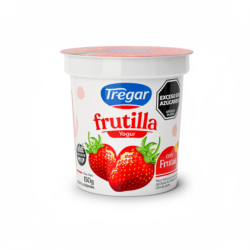 Yogurt Con Frutas Tregar 150 Gr Frutilla
