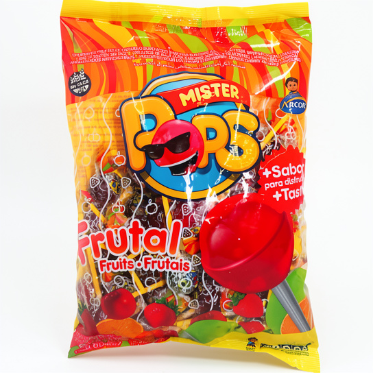 Chupetín Mister Pops Frutal x Unid