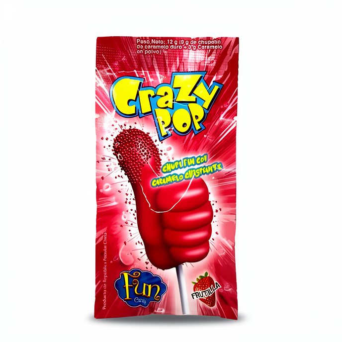 Crazy Pop Frutilla X1