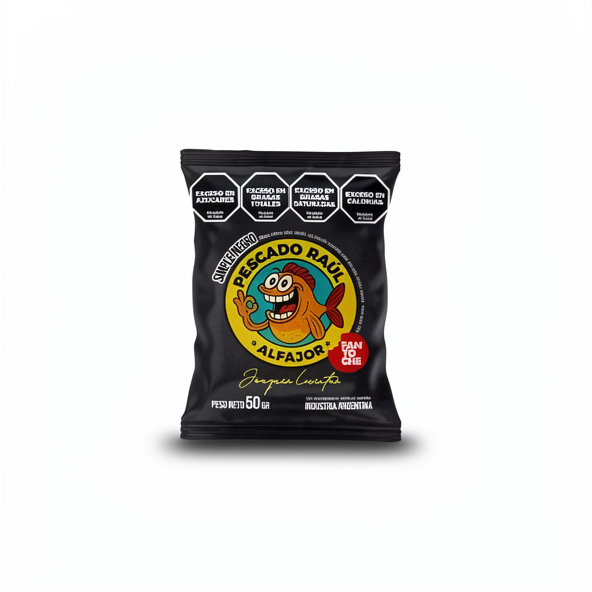 Alfajor Fantoche Pescado Raul Negro 50Gr